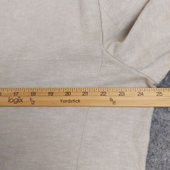 Linen Blend Old Navy Men's Size XL Blazer Sport Coat Casual Stones Throw Beige - Picture 7 of 11